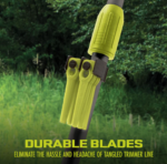 Restored Sun Joe 24V-HT18-GT10-LTE | 24V Cordless Hedge Trimmer + Stringless Grass Trimmer | W/ 2.0-Ah Battery + Charger (Refurbished) - Image 6