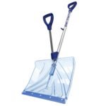 2 PACK - Snow Joe Shovelution SJ-SHLV02 | Strain-Reducing Shatter-Resistant Polycarbonate Snow Shovel | W/ Spring Assisted Handle | 18-inch (Open Box) - Image 2