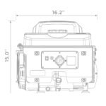 Restored Firman P01001 Gas Portable Generator | 1300/1050 Watt | 80cc Engine | Recoil Start |  9–10 Hour Run Time | Generator Only (Refurbished) - Image 8