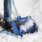 Restored Snow Joe 24V-SS12-BDL | 24-Volt* IONMAX Cordless Snow Shovel Bundle | W/ 4.0-Ah Battery, Charger, Cover, and Ice Scraper Glove (Refurbished) - Image 4