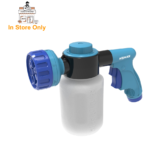 Restored Aqua Joe AJ-MSG-TND | In-Store Exclusive | Hose-Powered Multi Spray Gun | W/ Quick Change Soap to Water Dial | 7 Spray Patterns | Holds Up To 17 Fl Oz (Refurbished)