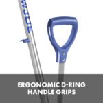 Restored Snow Joe Shovelution SJ-SHLV02 | Strain-Reducing Shatter-Resistant Polycarbonate Snow Shovel | W/ Spring Assisted Handle | 18-inch (Refurbished) - Image 6