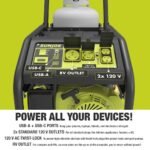 Restored Sun Joe SJG4100LP | Portable Propane Generator | Push-Button Electric + Recoil Start | Power Cooling System | 4100 Starting Watt | 3300 Running Watt | Battery & Charger (Refurbished) - Image 4