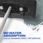 Snow Joe SJBLZD-LED | 4-In-1 Telescoping Snow Broom + Ice Scraper | 18-Inch Foam Head | Headlights (Open Box) - Image 7