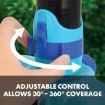 Restored Aqua Joe AJ-MSSBM Turbo Drive 360 Sprinkler | 4 Spray Patterns | Customizable Coverage | 3,740 Sq. Ft. Max Coverage (Refurbished) - Image 3