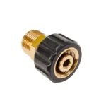 Restored Sun Joe SPX-M22M2F | 14mm Male to 15mm M22 Female High Hose Adapter | Fits SPX Series Pressure Washers for Other Accessory Brands | Brass (Refurbished) - Image 3