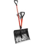 2 PACK - Snow Joe Shovelution SJ-SHLV01 | 18-in Strain-Reducing Snow Shovel | W/ Spring Assisted Handle (Open Box) - Image 4