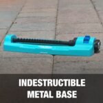 Restored Aqua Joe SJI-OMS16 Indestructible Metal Base Oscillating Sprinkler with Adjustable Spray, 3600-Square Foot Coverage (Refurbished) - Image 4
