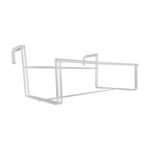 Restored Sun Joe FPH1901W Deco Joe Adjustable Flower Box Holder | 18" - 36" in Length | White (Refurbished) - Image 2