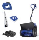 Restored Snow Joe 24V-SS13-TV1 Bundle | 13" Cordless Snow Shovel | 4-Ah Battery | Quick Charger | Cover + Ice Dozer Included (Refurbished)