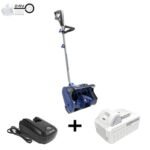 Restored Snow Joe 24V-SS12-XR | 24V iON+ Cordless Snow Shovel Kit | 12-inch | W/ 5.0-Ah Battery + Charger (Refurbished)