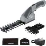 Restored Sun Joe HJ604C 7.2-Volt 2-in-1 1250-RPM Cordless Grass Shear / Shrubber Handheld Trimmer, Rechargeable On-board Lithium-Ion Battery and Charger Included (Refurbished) - Image 2