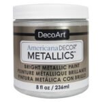 DecoArt Ameri Deco MTLC Americana Decor Metallics 8oz Pearl, 1, 8 Fl Oz