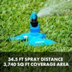 Restored Aqua Joe AJ-MSSBM Turbo Drive 360 Sprinkler | 4 Spray Patterns | Customizable Coverage | 3,740 Sq. Ft. Max Coverage (Refurbished) - Image 7