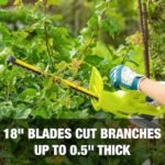 Restored Sun Joe 24V-HT18-LTE 24V 2.0Ah 18-in Cordless Handheld Hedge Trimmer 5/8" Cutting Capacity, Blade, Kit (w/ 2.0 Ah Battery + Quick Charger) (Refurbished) - Image 5