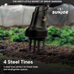 Restored Sun Joe 24V 24V-CTLR-LTE | 2-in-1 Hand Held & Long Handle Tiller Cultivator (Refurbished) - Image 6