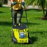 Restored Sun Joe 24V-X2-17LM | In-Store Exclusive | 48V iON 17 in Cordless Mulching Lawn Mower | W/Grass Catcher | Green (Refurbished) - Image 8