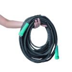 Restored Aqua Joe AJFJH50-58-MAX 50-Ft x 5/8-Inch FiberJacket Hose w/Aluminum Fittings (Refurbished) - Image 3