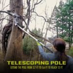 Restored Sun Joe 24V-HCSWP-6-LTE | In-Store Exclusive | 24-Volt* IONMAX Cordless Telescoping Pole Pruning Saw Kit | 4000 RPM | W/ 2.0-Ah Battery + Charger (Refurbished) - Image 4