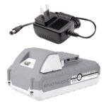 Restored Snow Joe + Sun Joe 2.0Ah Battery & Charger | CERTIFIED AUTHENTIC iON+ 24VBAT-LTE & Charger Combo Pack | EcoSharp LITE Lithium-Ion Battery | 24 Volt | 2.0 Ah (Refurbished)