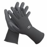 Restored Sun Joe GGNP-S3-BLK Reusable Nitrile-Palm Gloves | Tactile | Washable | One Size Fits Most | Set of 3 (Black) (Refurbished) - Image 3