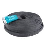 Restored Aqua Joe AJFJH100-PRO 100 Foot Fiberjacket Garden Hose w/Metal Fittings and Twist Nozzle, 600 Max PSI Rating (Refurbished) - Image 2