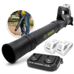 Restored Sun Joe 24V-TB-2AMP-KIT | 24V Cordless Turbine Jet Blower | 100-MPH | 280-CFM | W/ 2 x 2.0-Ah Batteries + Dual-Port Charger (Refurbished)