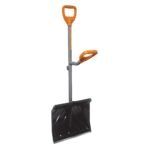 Ergie Shovel ERG-SNSH18 Steel Shaft Impact Resistant Snow Shovel, 18-Inch Shovel, 48-Inch Shaft, Push/Scoop Combination Blade (Open Box) - Image 2