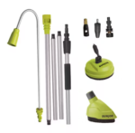 Restored Sun Joe Home Cleaning System | For SPX Series Pressure Washers | W/ Turbo Nozzle, Surface Splashguard, Extension Wand, Gutter Cleaner, Patio Surface Cleaner & Transfer Adapters (Refurbished) - Image 2