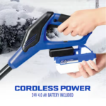 Restored Snow Joe 24V-SS13-TV1 Bundle | 13" Cordless Snow Shovel | 4-Ah Battery | Quick Charger | Cover + Ice Dozer Included (Refurbished) - Image 4
