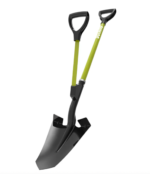 Restored Sun Joe SJ-SHLV07 | Shovelution Strain-Reducing Garden Shovel | Spear Head Digging | 9-Inch Steel (Refurbished) - Image 2