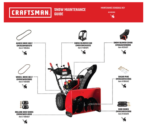 Craftsman SB620 | 28-in Two-stage Self-propelled Gas Snow Blower (Open Box) - Image 7