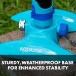 Restored Aqua Joe AJ-MSSBM Turbo Drive 360 Sprinkler | 4 Spray Patterns | Customizable Coverage | 3,740 Sq. Ft. Max Coverage (Refurbished) - Image 5