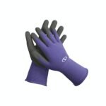 Restored Sun Joe GGNP-S3-PRP Reusable Nitrile-Palm Gloves | Tactile | Washable | One Size Fits Most | Set of 3 (Purple) (Refurbished) - Image 4