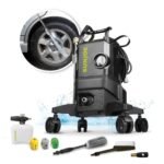 Restored Sun Joe SPX3000-QW2 Electric Pressure Washer W/ Wheels | 7-Pc Accessory Kit | 14.9-Amp | 2200 Rated PSI | 1.1 Rated GPM (Refurbished)