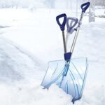 Restored Snow Joe Shovelution SJ-SHLV02 | Strain-Reducing Shatter-Resistant Polycarbonate Snow Shovel | W/ Spring Assisted Handle | 18-inch (Refurbished) - Image 3
