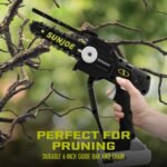 Restored Sun Joe 24V-HCSWP-6-LTE | In-Store Exclusive | 24-Volt* IONMAX Cordless Telescoping Pole Pruning Saw Kit | 4000 RPM | W/ 2.0-Ah Battery + Charger (Refurbished) - Image 6