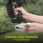 Restored Sun Joe 24V-HCSWP-6-LTE | In-Store Exclusive | 24-Volt* IONMAX Cordless Telescoping Pole Pruning Saw Kit | 4000 RPM | W/ 2.0-Ah Battery + Charger (Refurbished) - Image 9