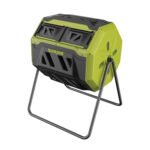 Restored Sun Joe SJ-CMPS1 | All-Season Outdoor Tumbling Composter | Dual Sliding Chamber | 42-Gallon | 2-10 Weeks | BPA-Free Material (Refurbished) - Image 2