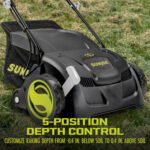 Restored Sun Joe AJ801E | Electric Lawn Dethatcher + Scarifier W/ Collection Bag | 12.6-inch | 12-Amp (Refurbished) - Image 4