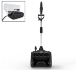 Restored Snow Joe 24V-SS13.5-XR-BLK | Cordless Battery Snow Shovel Kit | 13.5 Inch | 24-Volt | W/ 5.0-Ah Battery & Charger | Directional Control (Refurbished) - Image 2