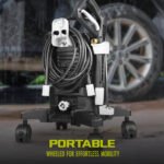 Restored Sun Joe SPX3000-QW1 Electric Pressure Washer | 14.9-Amp | 2200 Rated PSI | 1.1 Rated GPM | Rugged Wheels (Refurbished) - Image 7