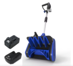 Snow Joe 24V-SS13.5-XR-SJB | Cordless Battery Snow Shovel Kit | 13.5 Inch | 24-Volt | W/ 5.0-Ah Battery & Charger | Directional Control (Refurbished) | IN-STORE EXCLUSIVE