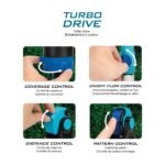 Restored Aqua Joe AJ-6PSTB-XL Indestructible Turbo Drive 360 Degree Telescoping Sprinkler & Mister, Blue (Refurbished) - Image 6