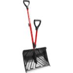 2 PACK - Snow Joe Shovelution SJ-SHLV01 | 18-in Strain-Reducing Snow Shovel | W/ Spring Assisted Handle (Open Box) - Image 2