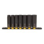 IMPACT SOCKETS SAE DEEP 7PC