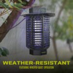 Restored Sun Joe SJ-BZ18W | 18-Watt UV Indoor/Outdoor Bug Zapper | 1600 sq ft Coverage | Whisper Quiet Operation | For Mosquitos, Flies, Gnats, Moths, and More (Refurbished) - Image 5