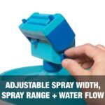 Aqua Joe AJ-OSPR20 | Mini Gear-Driven Oscillating Sprinkler | On Sled Base | Customizable Coverage | 4,250 Sq. Ft. Max | Blue (Refurbished) - Image 6