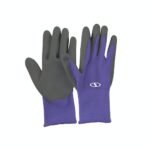 Restored Sun Joe GGNP-S3-PRP Reusable Nitrile-Palm Gloves | Tactile | Washable | One Size Fits Most | Set of 3 (Purple) (Refurbished) - Image 3