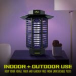 Restored Sun Joe SJ-BZ18W | 18-Watt UV Indoor/Outdoor Bug Zapper | 1600 sq ft Coverage | Whisper Quiet Operation | For Mosquitos, Flies, Gnats, Moths, and More (Refurbished) - Image 6